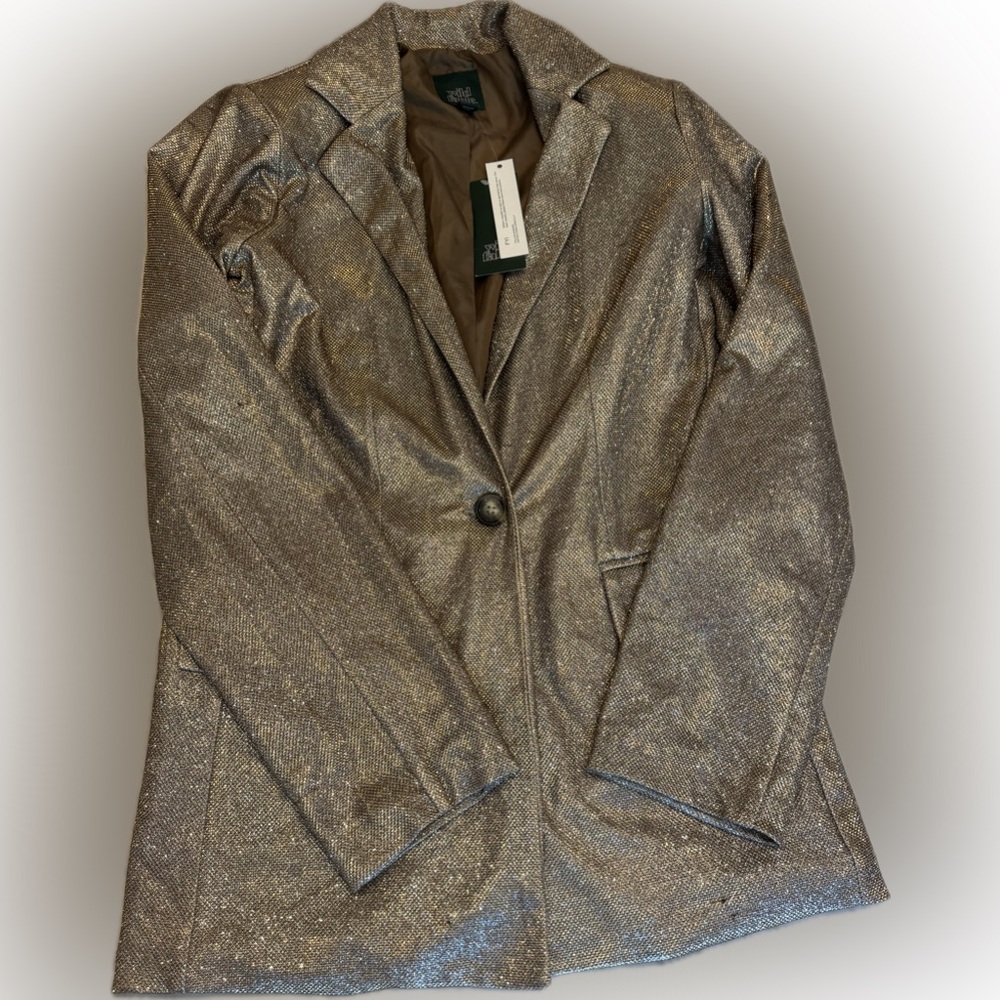 Wild fable Oversized Glitter Blazer Women’s Size XXS New With Tags